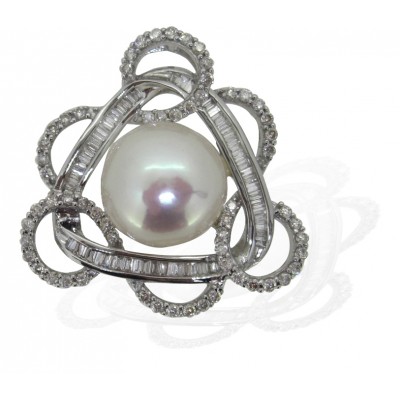 Pearl Diamond  Pendant